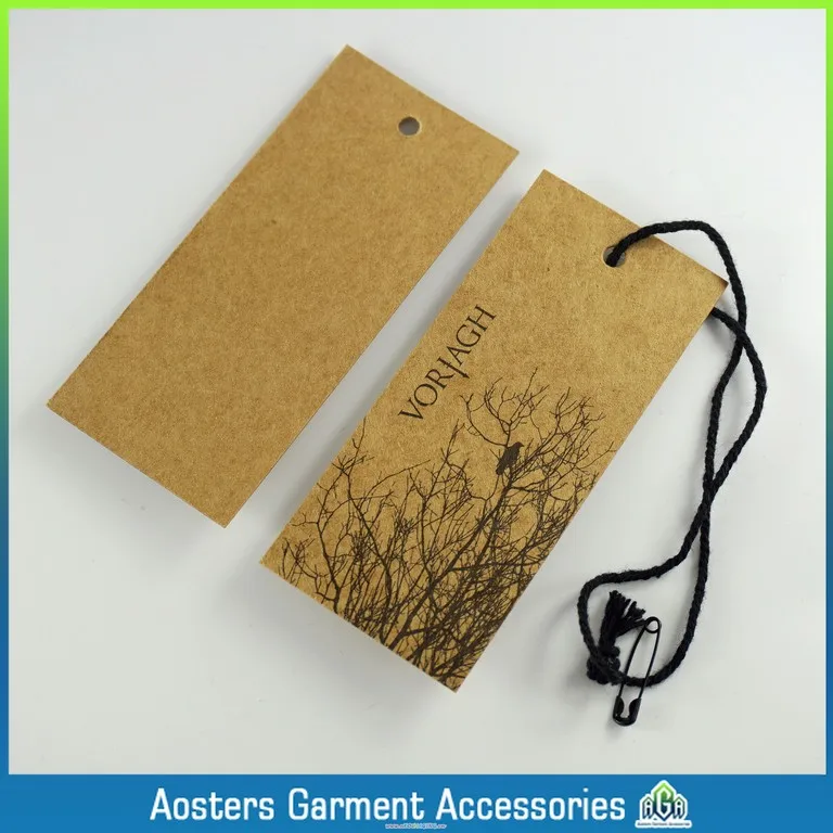 fashion design custom design own clothing labels eco-friendly paper hang  tag wholesale custom