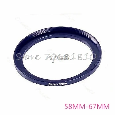 

SIV Metal 58mm-67mm 58 to 67 Step Up Filter Ring Adapter Black Z09 Drop ship