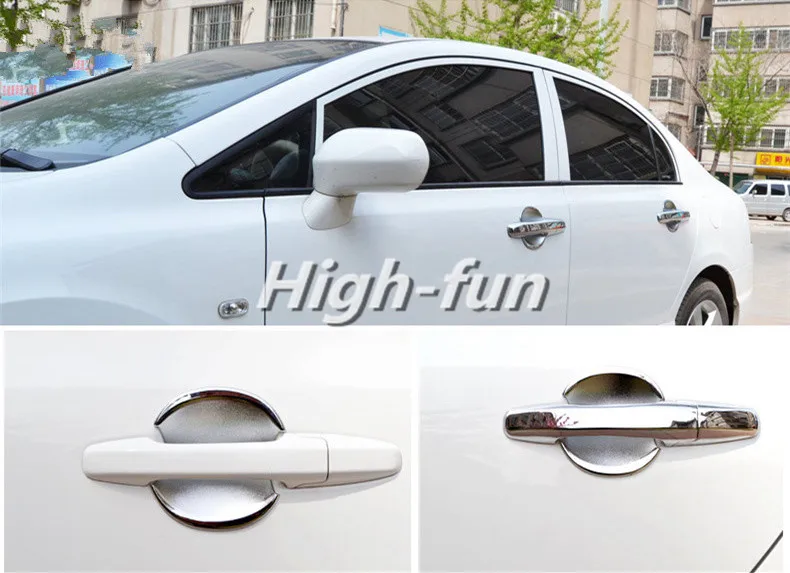 Для Honda Civic 4 двери седан 2006 2007 2008 2009 2010 2011 новая хромированная дверная ручка + чаша