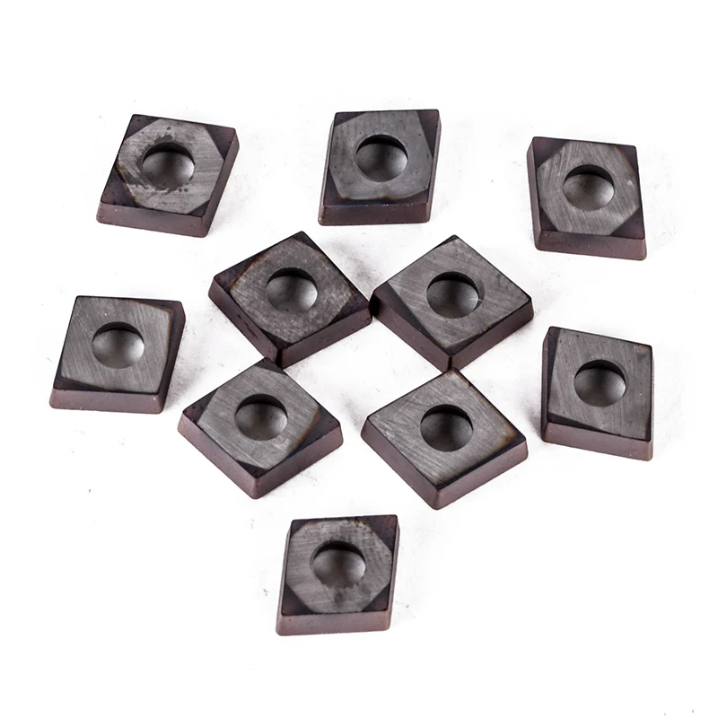 10pcs CCMT060204 Internal Carbide Insert Turning Tool Boring Bar Inserts Set with Box Mayitr