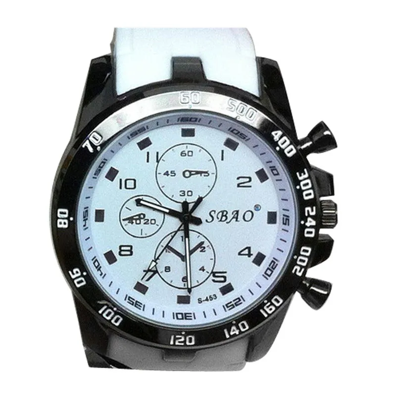 Мужские часы reloj hombre Роскошные спортивные аналоговые кварцевые часы из нержавеющей стали современные мужские модные деловые наручные часы relogio masculino - Цвет: White