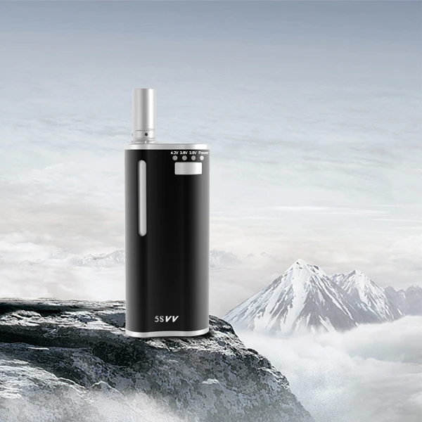 New Mjtech 5S Vv Kit Wax Oil Box Mod 2 In 1 Vaporizer Electronic Cigarette Atomizer 650Mah Vape Pen Hookah E-Cigarettes Kit (3)