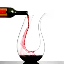 1500 мл Большой Графин ручной работы кристалл красное вино бренди бокалы для шампанского бутылка кувшин аэратор для семейного бара водка коктейль