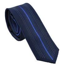 Галстуки Coachella темно-синего цвета с королевской синей полосой дизайн панели шейный платок из микрофибры тощий галстук 6 см