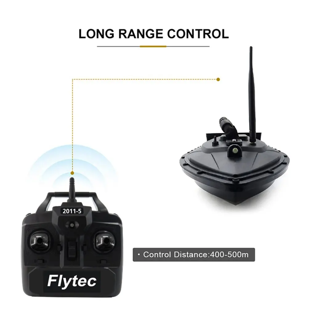 Горячая Flytec 2011-5 рыболокатор 1,5 кг загрузка 500 м RCl лодка для доставки прикорма и оснастки 2011-15A RC корабль катер RC игрушки