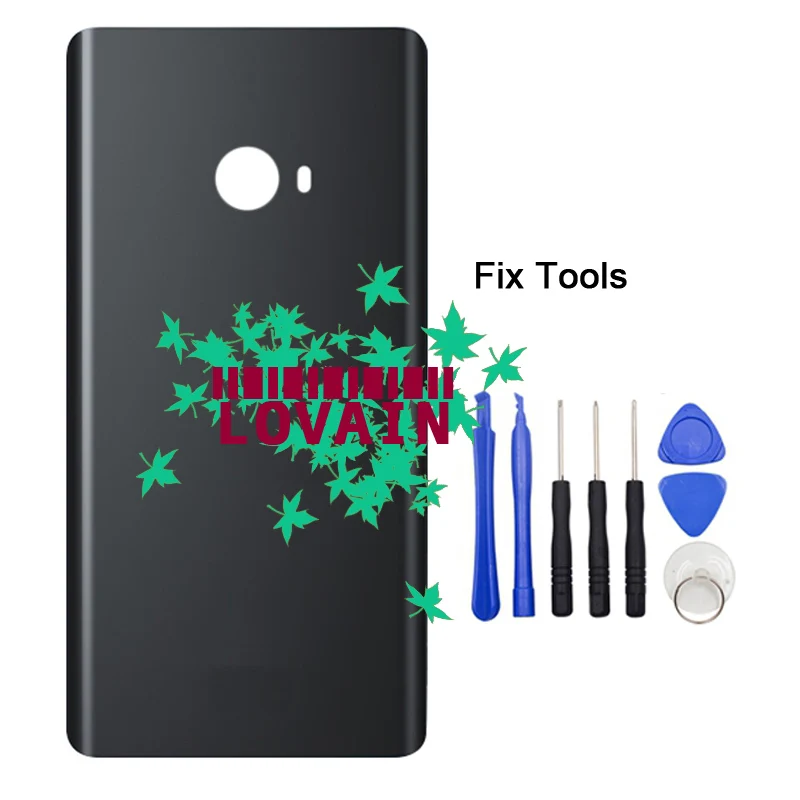 LOVAIN 1PCS Black Genuine Original For Xiaomi Note2 Note 2 Back Battery Cover Glass Housing Rear