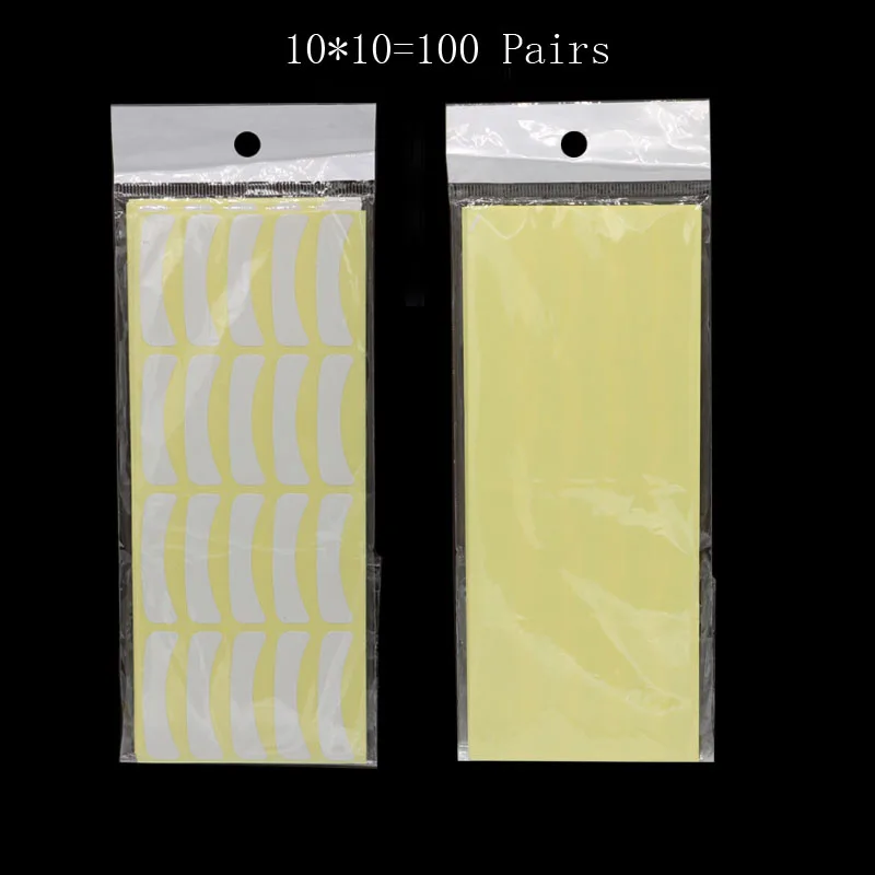 

100 pairs Wholesale Paper Patches Eyelash Under Eye Pads Lash Eyelash Extension Paper Patches Eye Tips Sticker Wraps