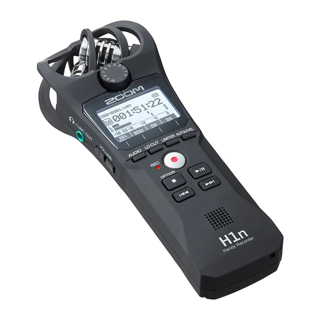 Updated ZOOM H1N Pen Handy Recorder Digital Audio Recorder Stereo Microphone for Video Interview DSLR Camera Recording