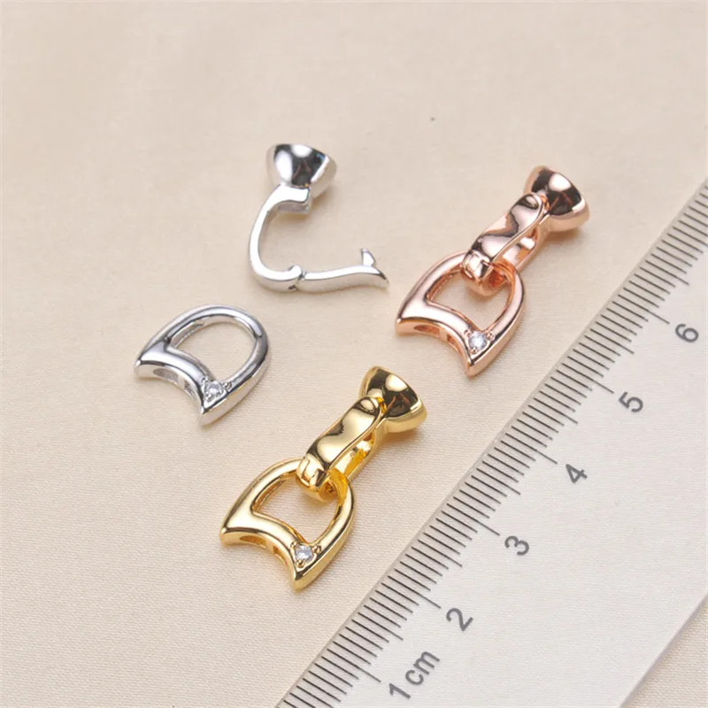 

Wholesale DIY Round Shape Jewelry Making Accessories Silver/Gold/Rose Gold Metal Connector Clasps Findings