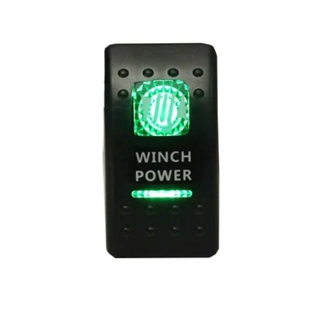 

EDFY 12V CAR MARINE BOAT RV TOGGLE ROCKER SWITCH LED LIGHT BAR WORK FOG REAR ON-OFF Winch Power