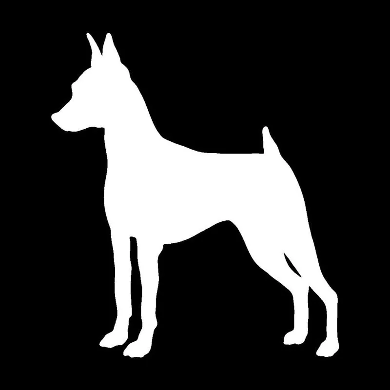 11 2*12 7 см миниатюрные классические Мультяшные стикеры Pinscher с собакой модные