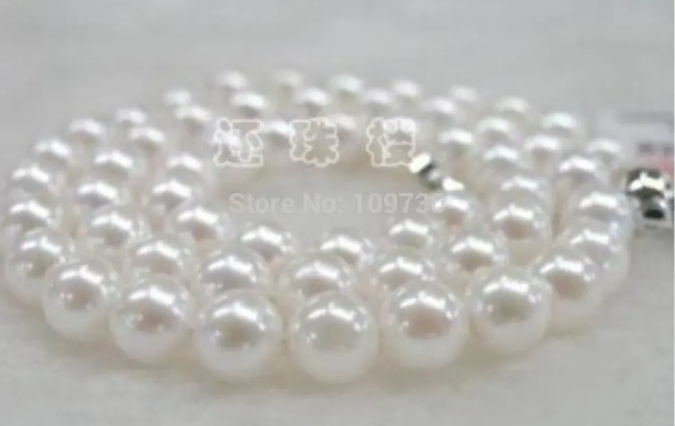 

Jewelry 002655 huge 18"11-12mm AAA NATURAL SOUTH SEA GENUINE WHITE ROUND PEARL NECKLACE