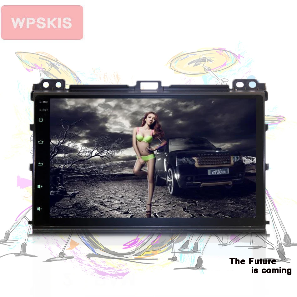 Cheap 9" Android 9.0 Octa 8 Core 4G RAM 64G ROM Car DVD Player for Toyota Prado 120 2004-2009 Car Radio GPS sat navi BT Tape Recorder 2