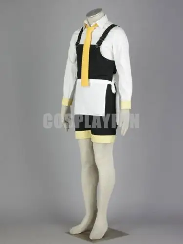 Vocaloid Kagamine Len suspneder брюки косплей полный комплект ну вечеринку костюм|costume gold|costume
