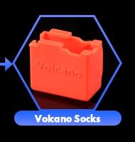 Нагревательный блок Volcano для e3D вулкан hotend совместимый pt100 сенсор/термистор картропидж 3D принтер обновленный комплект diy i3 delta um