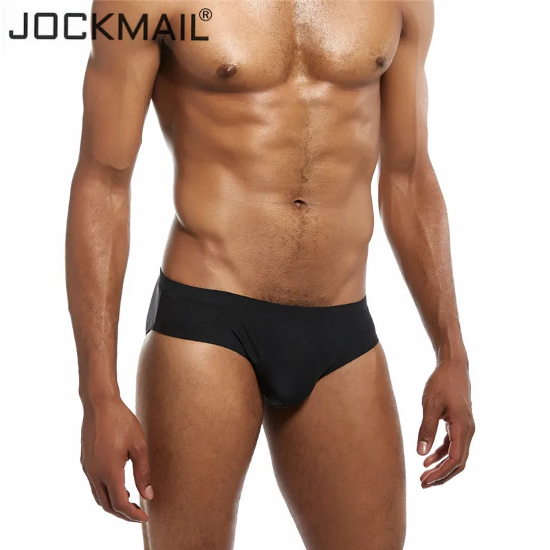 Мужские ультратонкие трусы JOCKMAIL легкие шелковые с u образной застежкой| |