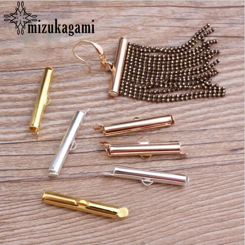 

Tassels End Cup Hanging Tube 10pcs/lot For DIY Fashion Tassels Drop Earrings Jewelry Making Accessories