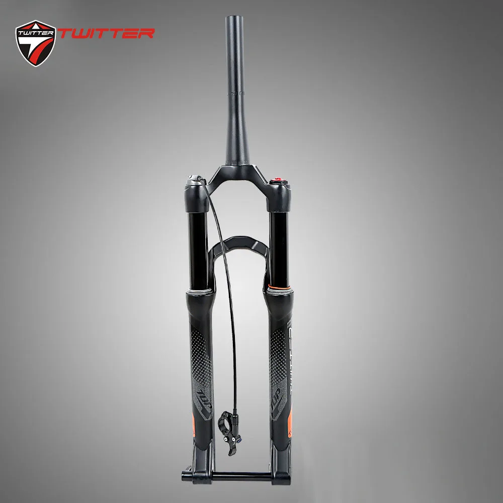 

Twitter Tw-Top Mtb Fork 27.5 29 Suspension Bike Forks Line Remote Magnesium Alloy Bicycle Air Fork Use Thru axle Boost 110mm