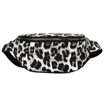 

New Leopard Print Fanny Pack Fashion Sport Chest Bag Waist Bags zipper pu leather fanny pack waist bag new women belt bag A1