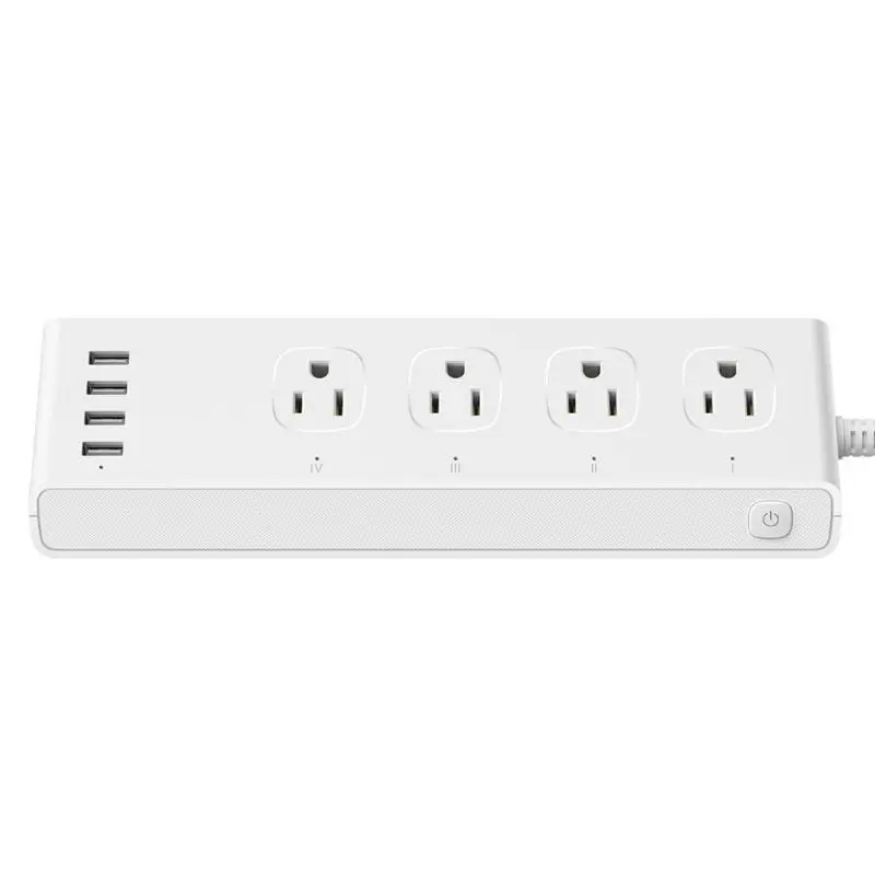 SS05/SS06 вилка стандарта США/Австралии, WiFi, умная лента питания 4/3, розетка переменного тока, 4 порта usb, управление через приложение, 100-240 В, 10 А, розетка для Alexa Echo/Google Home