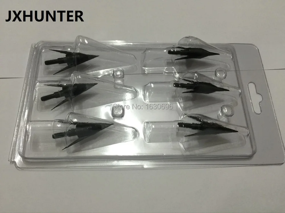 12PK Hunting Fish Points Broadheads 150gr Bow fishing Arrow Head With 2