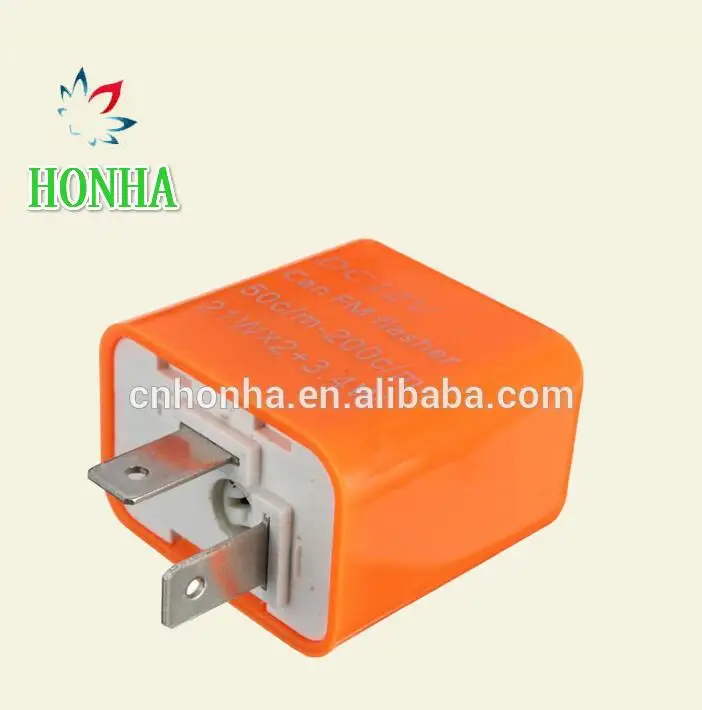 12 V 2-контактный Регулируемая частота светодиодный импульсное реле мотоцикла поворотный сигнал, фонарь реле