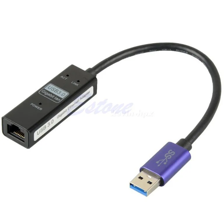 Горячие USB 3,0 для RJ45 100/1000 Мбит/с Gigabit Ethernet LAN сетевая карта адаптер Splitter