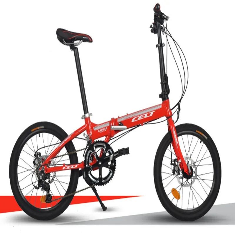 Discount 20 Inch City Leisure Folding Bicycle Double Disc Brake Neutral CELT Cushion Student 2 Discount 20 Inch City Leisure Folding Bicycle Double Disc Brake Neutral CELT Cushion Student 2