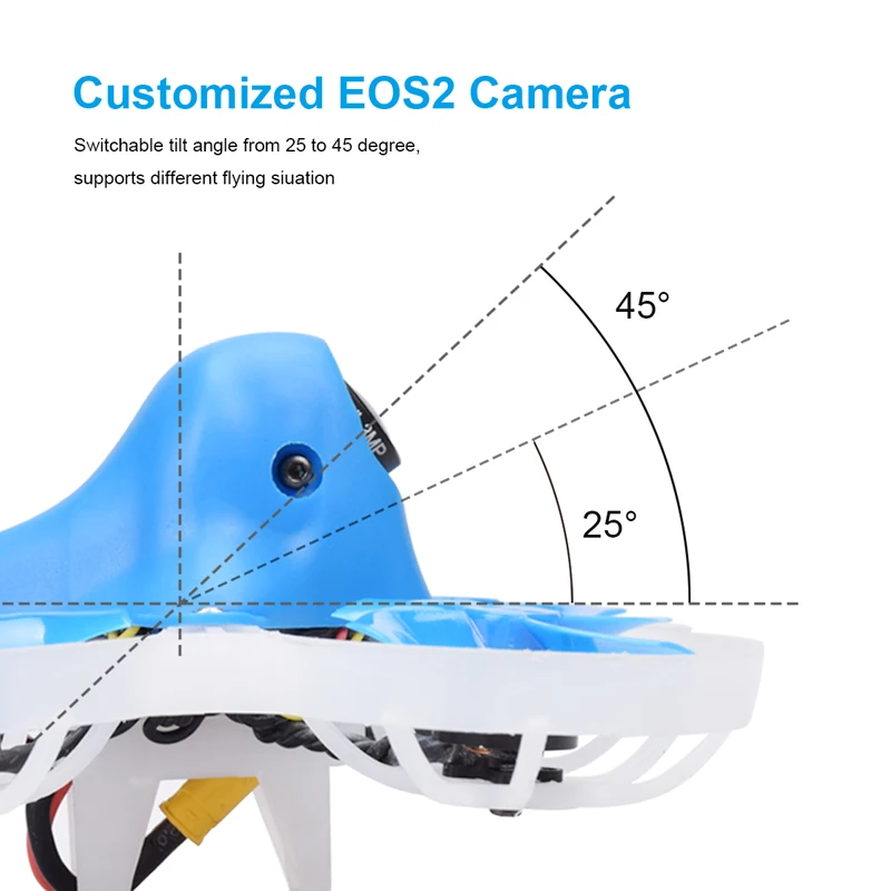 Beta75X 2 S/3 S бесщеточный Дрон Whoop с 2-4S F4 AIO EOS2 камерой OSD Smart Audio 8000KV 1103 мотор XT30 кабель для крошечных