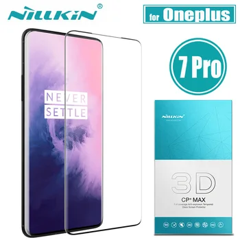 

Oneplus 7T/7 Pro Tempered Glass Screen Protector Nillkin 3D Full Coverage Safety Protective Glass for One Plus 7T 7 Pro Film