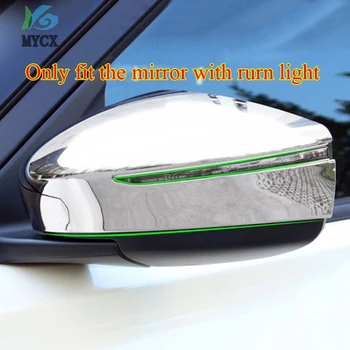 

2PCS ABS Exterior Rearview Mirrors Cover Decoration Trim For Nissan Kicks 2016 2017 2018 2019 Car Accessories