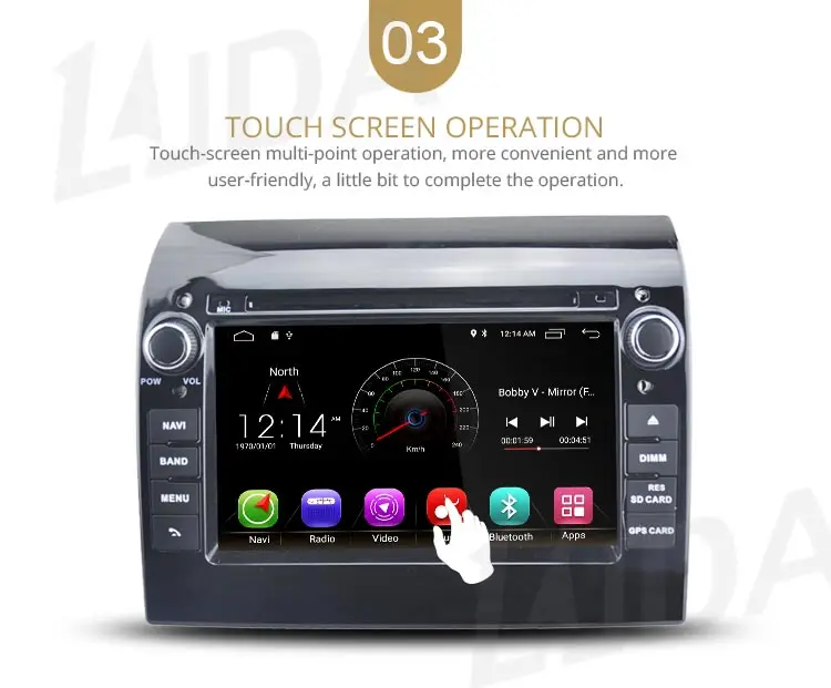 Perfect LJDA Android 9.1 Car DVD Player For Fiat Ducato 2009 2010 2011 2012 2013 2014 2015 Citroen Jumper Peugeot Boxer 1 Din Radio GPS 5