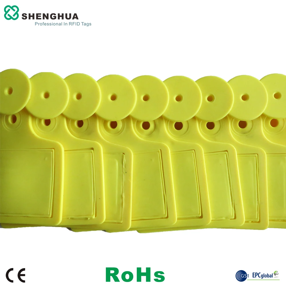 

10pcs/box Identify Animal UHF Rfid Cattle Ear Tag Rfid TPU Waterproof Long reading range for Farm Tracking