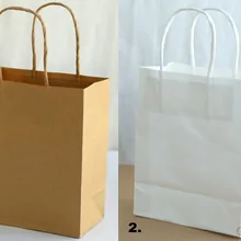 27x21x11 см крафт-бумажный мешок с ручкой хозяйственная сумка модные подарочные пакеты домашний пакет канцелярский держатель(SS-310