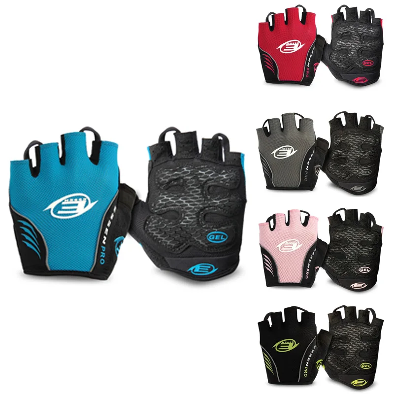 

ESSEN Cycling Gloves GEL Bicycle Bike Racing MTB Road Gloves Breathable Lycra Half Finger Short Gloves guantes ciclismo luvas