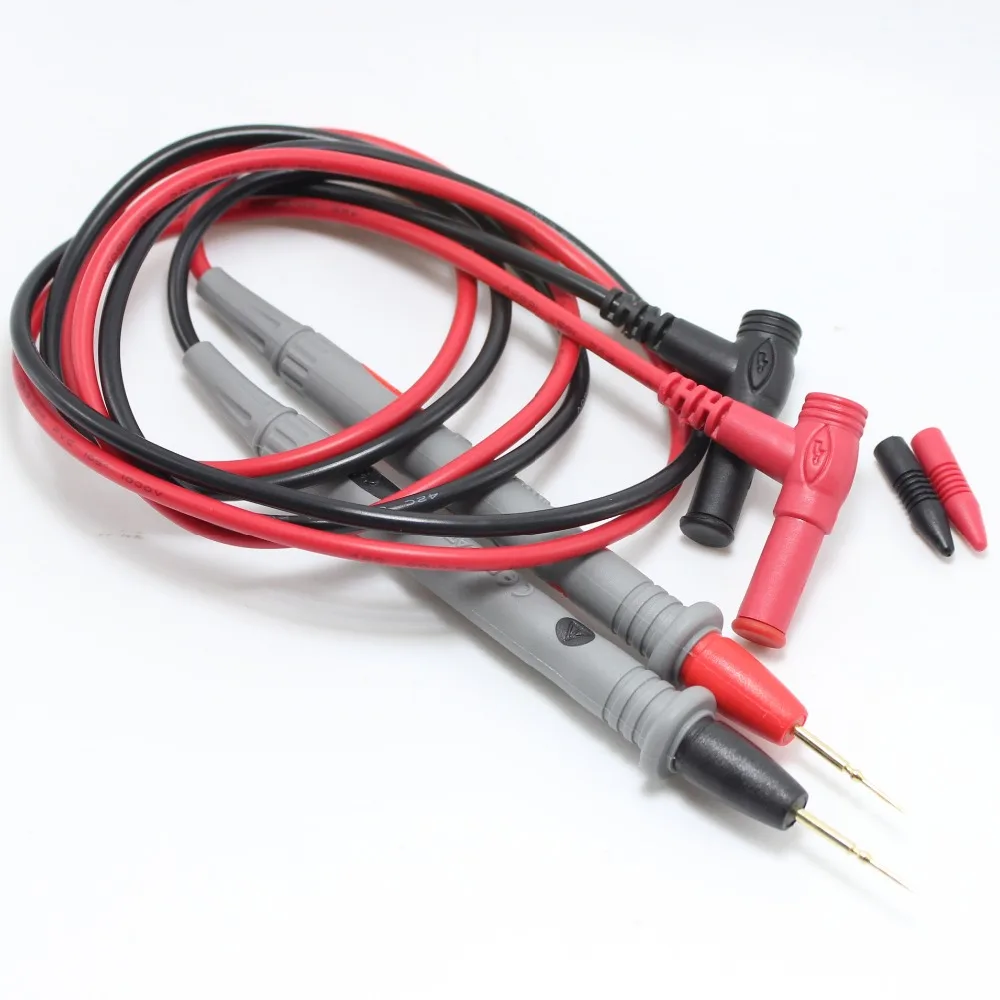 

2 (1 Red & 1 Black) 90cm 1000V 20A Multi Meter lead / Very pointed test probe Digital Multimeter pen Test PEN