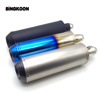 

The Newest 51mm Inlet Universal motorcycle exhaust Pipe scape moto silencieux FOR suzuki gsx s1000 xmax 250 yamaha yzf 250 fz16