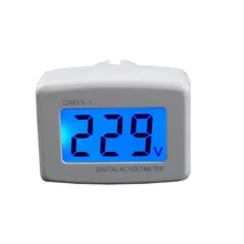 Professional ac voltimetro digital 220v LED digital display range 80V 300V US plug electric pen font