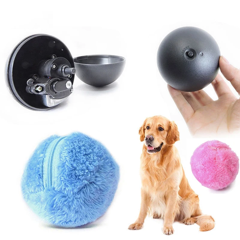 New Fashionable Practical Magic Roller Ball Toy Nontoxic Safe Automatic Roller Ball Magic Ball Dog Cat Pet Interactive Toy