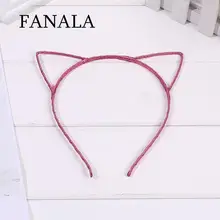 Кошка Мода Женщины Форма уха ободок для волос украшения