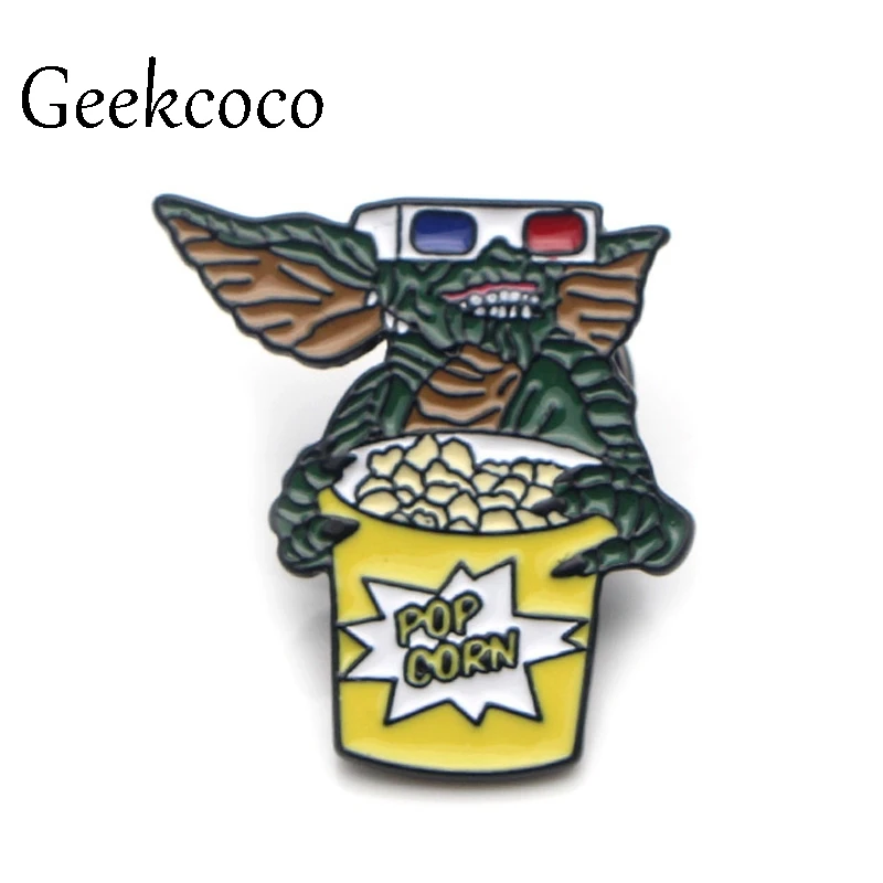 

Gremlins Gizmo Zinc tie cartoon Funny Pins backpack clothes brooches for men women hat decoration badges medals J0002