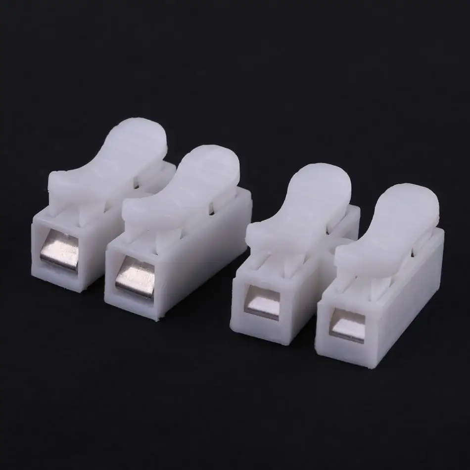 Блоки клеммных колодок для светодиодных ламп 50 шт./лот 2P|led connector 2p|connector for ledled wire |