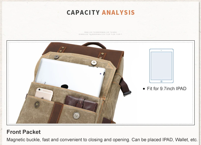 Capacity of Waterproof Camera Backpack