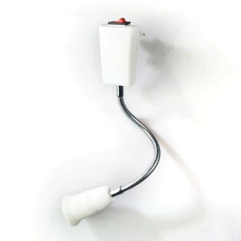 0623 E27 Light Lamp Bulb Holder Flexible Extension Converter Switch Adapter Socket 5