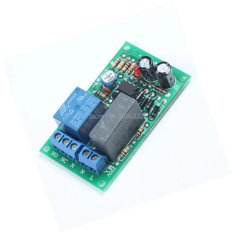 

WS16 AC 220V Trigger Delay Time Timing Relay NE555 Module Delay Timer Turn Off 0 ~ 200 seconds Adjustable Switch