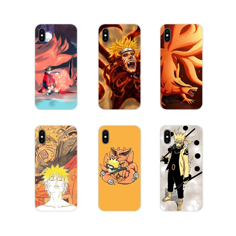 

For Huawei Mate Honor 4C 5C 5X 6X 7 7A 7C 8 9 10 8C 8X 20 Lite Pro Accessories Phone Shell Covers Nine Tailed Demon Fox Naruto