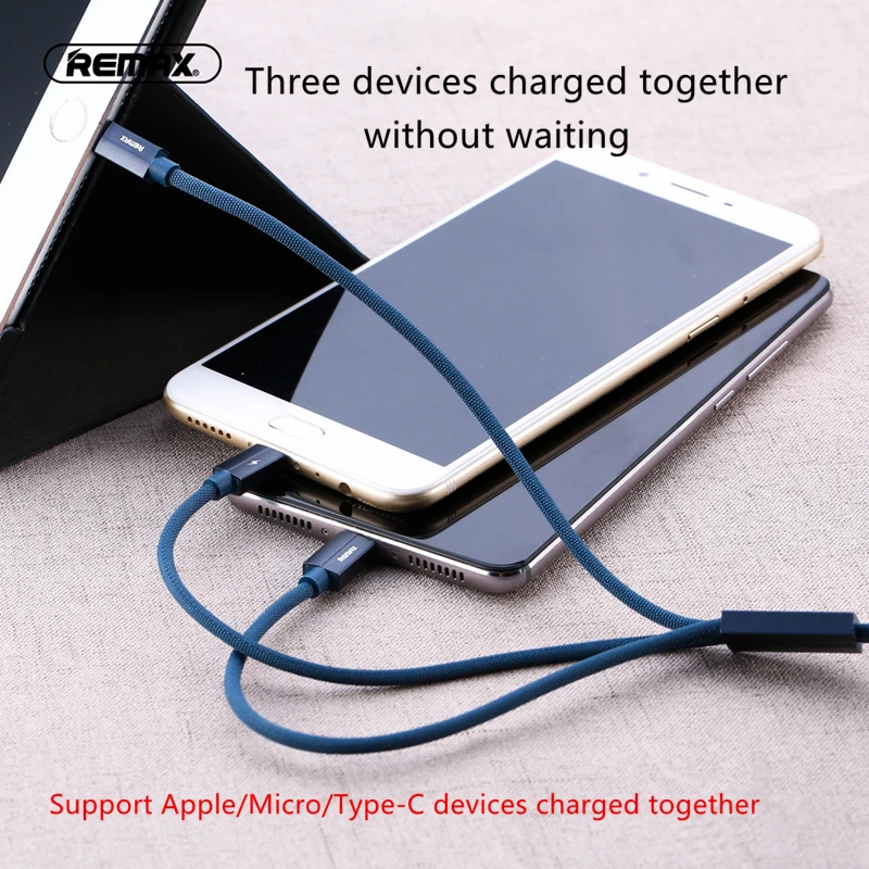 ريماكس كابل يو اس بي ل فون XS ماكس XR X 8 7 6 5 شحن شاحن 3 في 1 المصغّر usb كابل ل الهاتف المحمول USB نوع c نوع-c كابل
