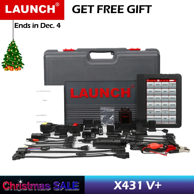 

Original Launch X431 V Plus Car Diagnostic Scanner Full System Diagnostics Scan Tool Universal Professional Engine Analyzer