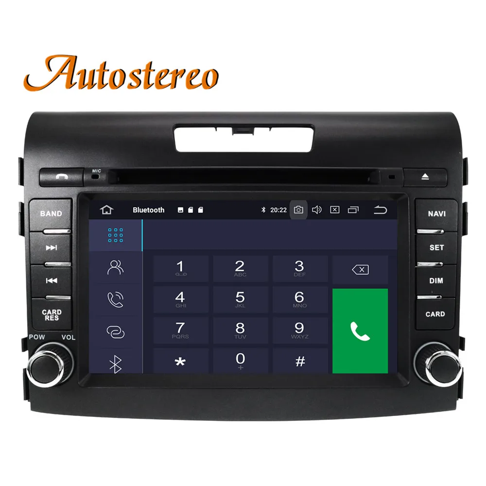 Perfect Android 9 Car DVD Player for Honda CRV 2012-2016 GPS navigation stereo head Unit 2 DIN Radio tape recorder multimedia player IPS 4