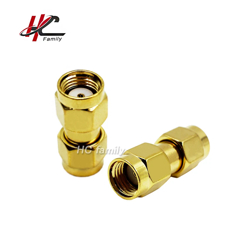 

1pc rp SMA Male plug to rp SMA Male plug Coax Adapter